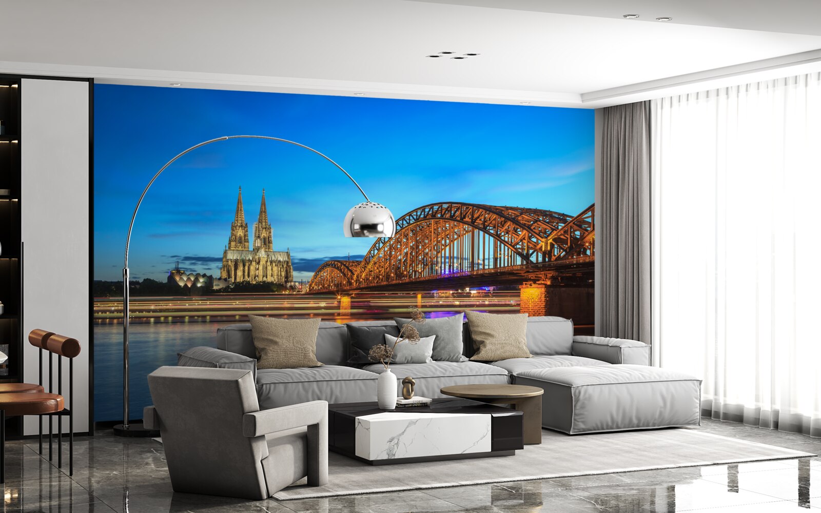 Фотошпалери Міст Гогенцоллерна знаходиться в колонії