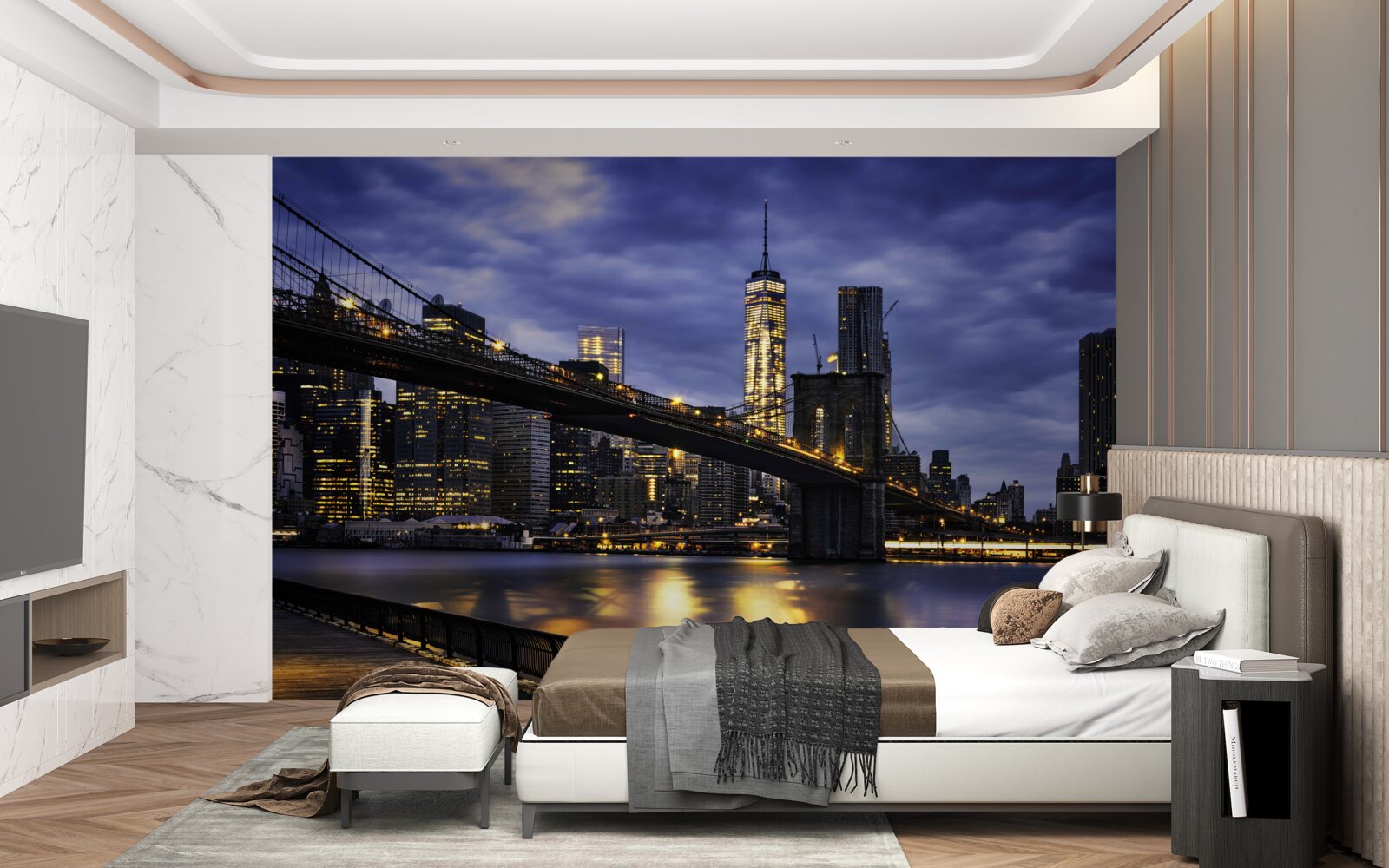 Фотошпалери есапланада на бруклінському мосту