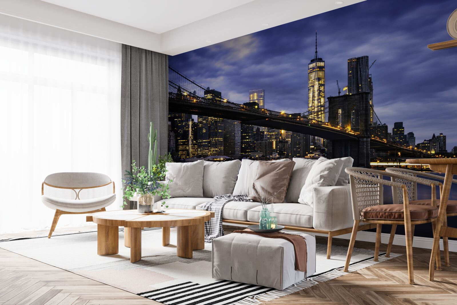 Фотошпалери есапланада на бруклінському мосту