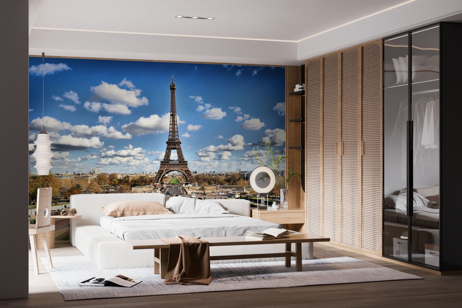 Фотошпалери чудовий краєвид під час екскурсії на Ейфелеву гору