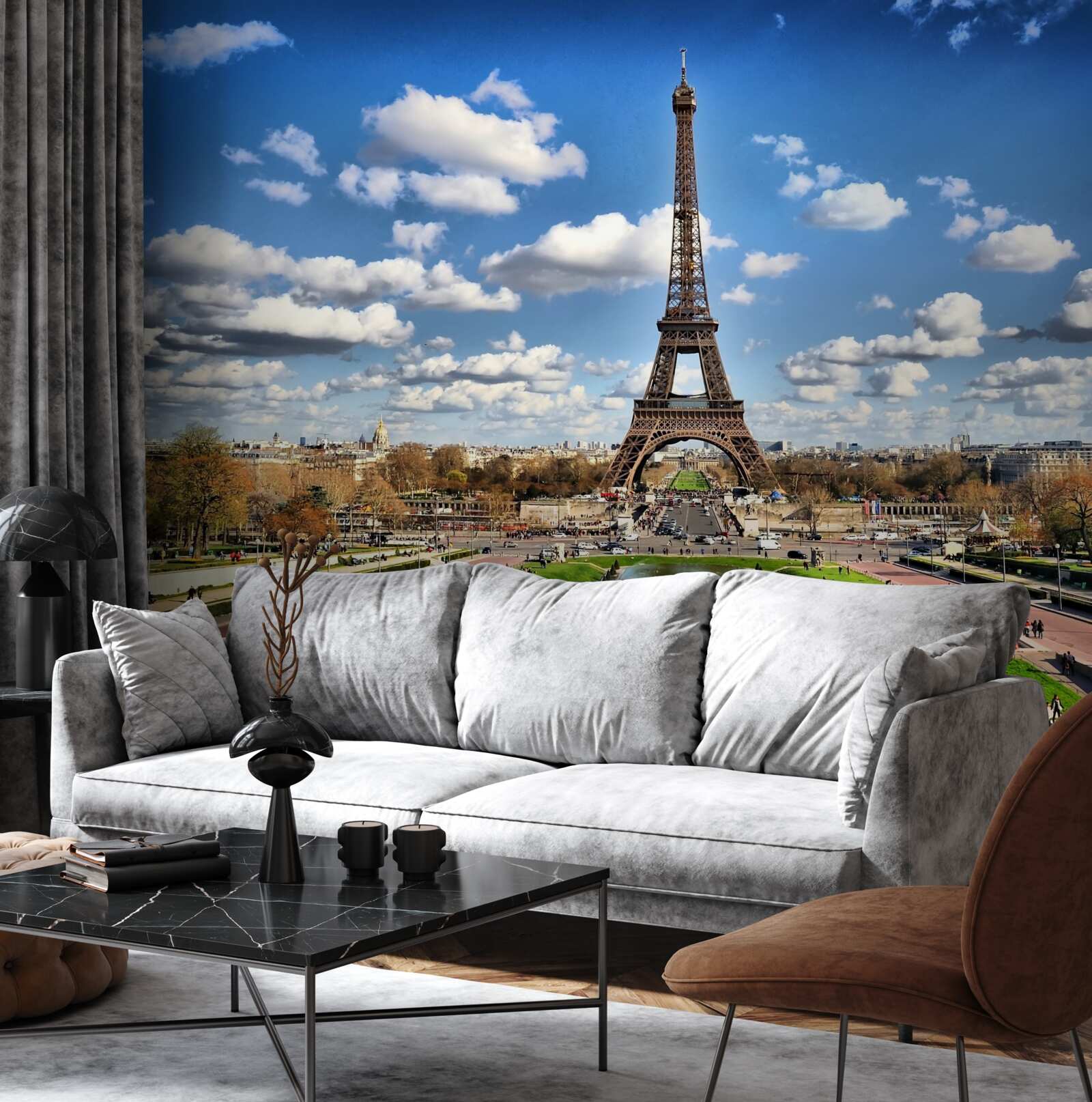 Фотошпалери чудовий краєвид під час екскурсії на Ейфелеву гору