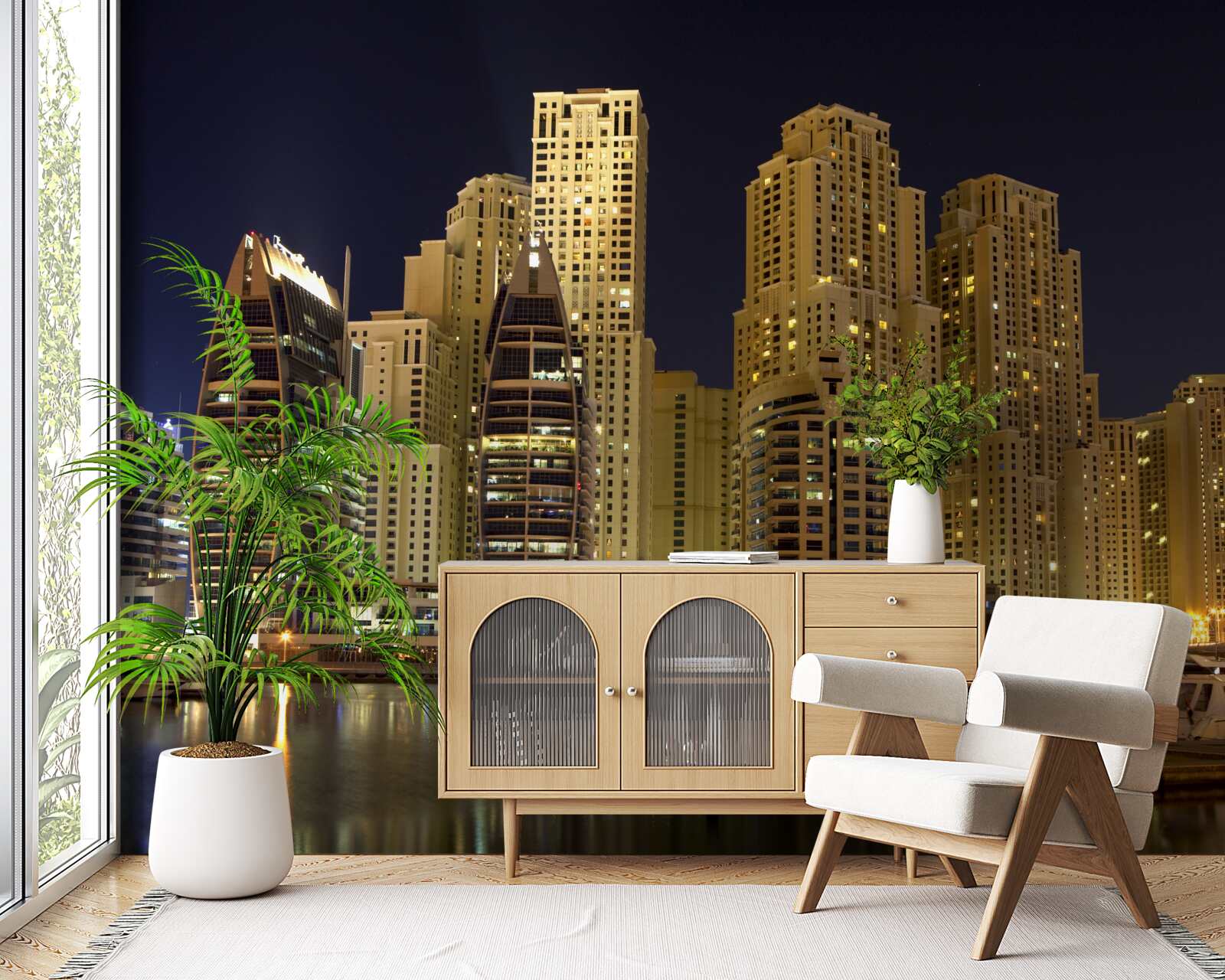 Фотошпалери абу-забі під покровом темряви