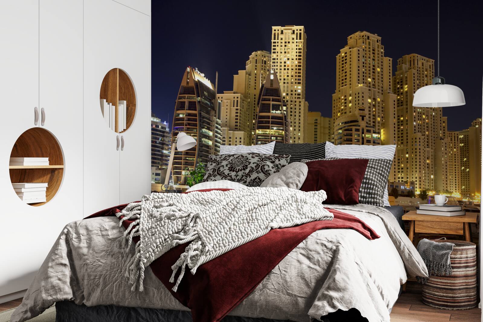 Фотошпалери абу-забі під покровом темряви