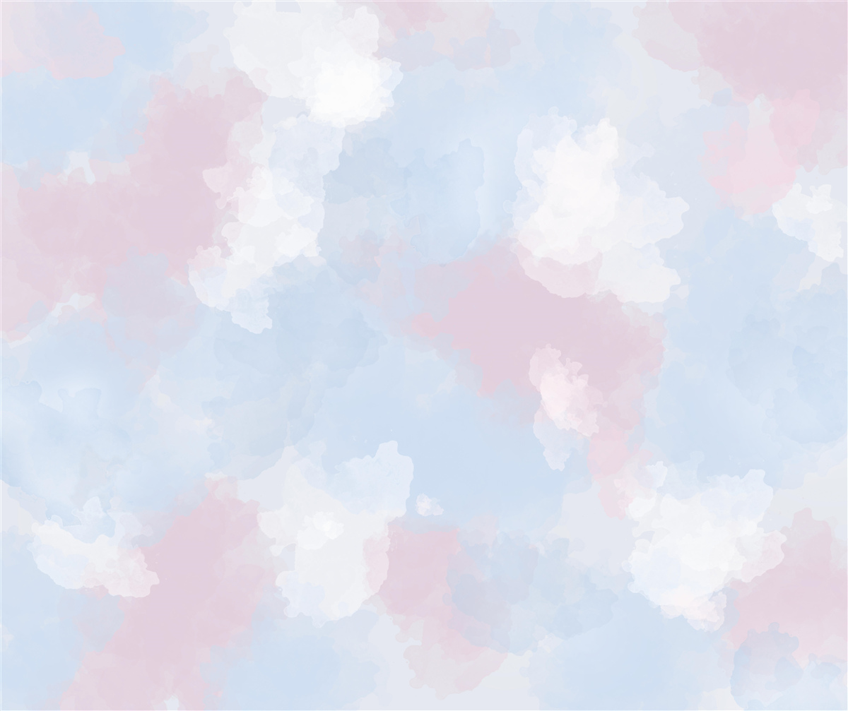 Фотошпалери небо прикрашене блакитними та рожевими плямами