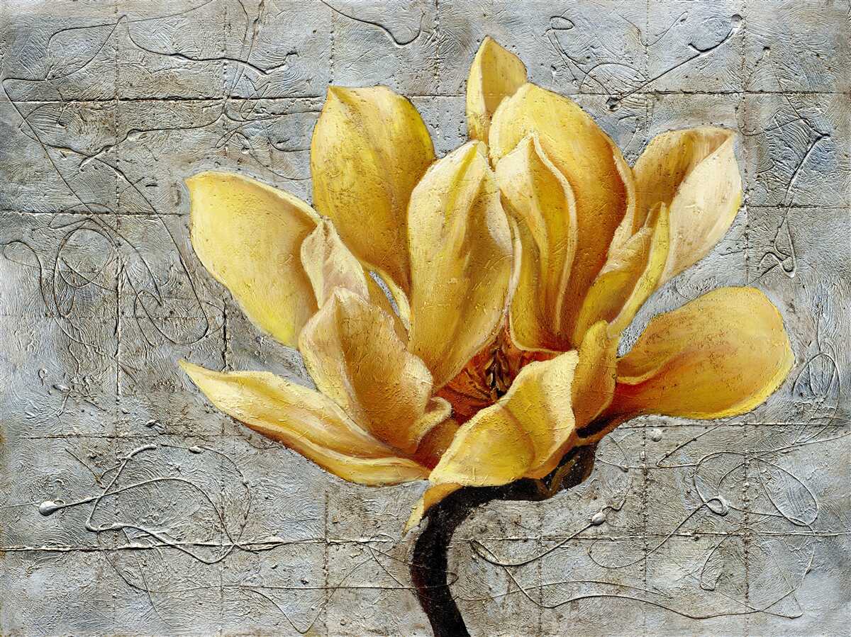 Фотошпалери цікава жовта квітка