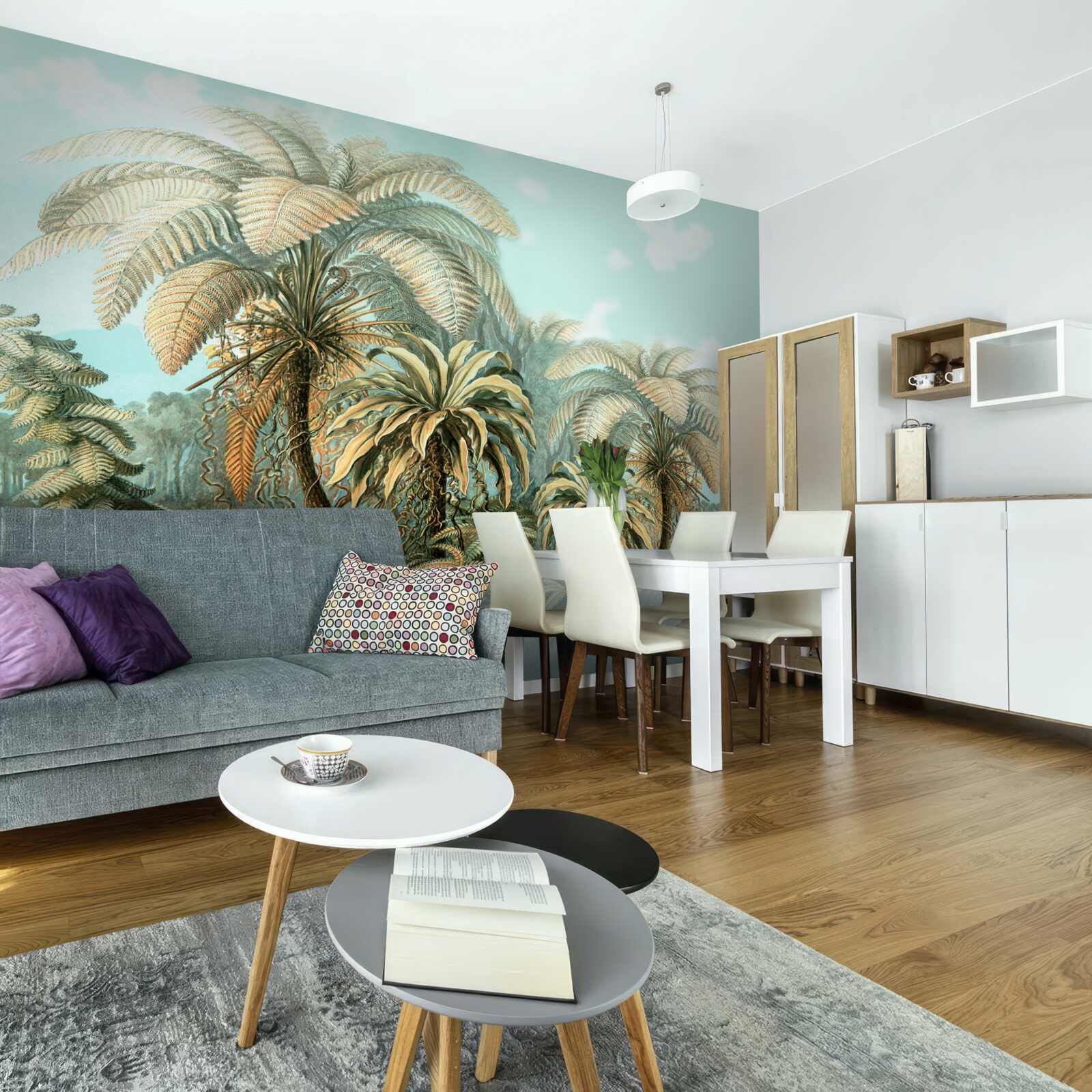 Фотошпалери тропічні дерева на блаженному острові