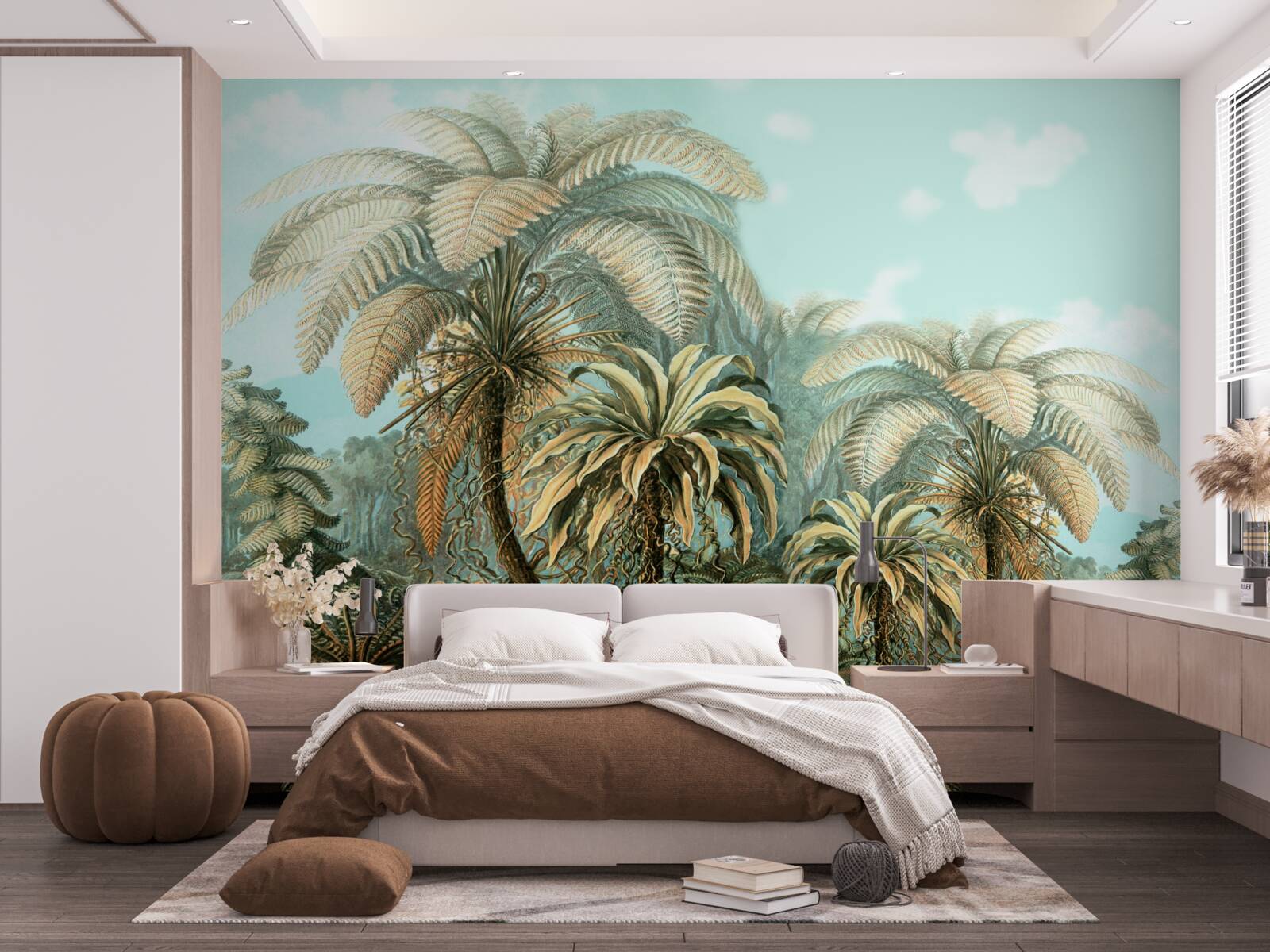 Фотошпалери тропічні дерева на блаженному острові