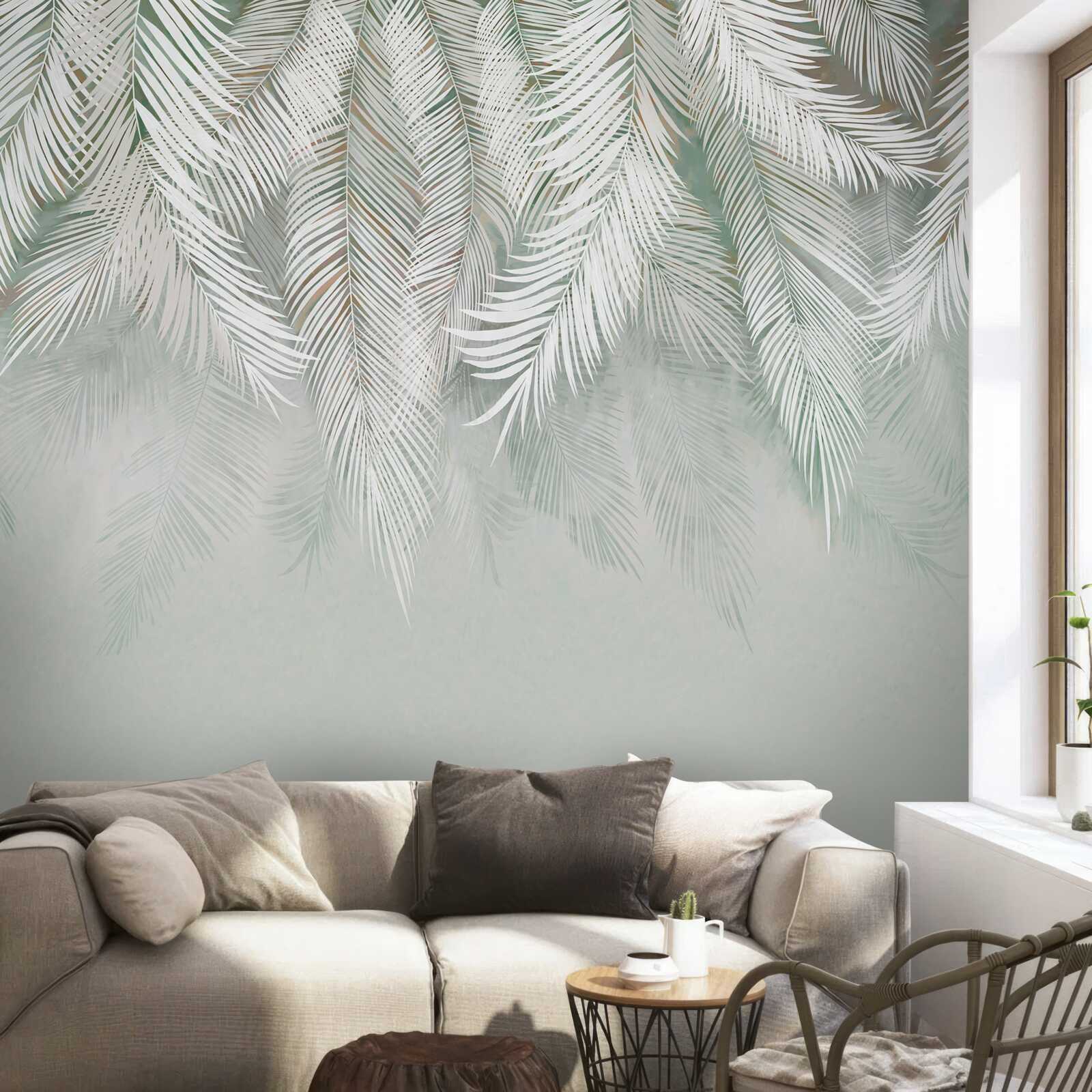 Фотошпалери спрямовані вниз перисті листки