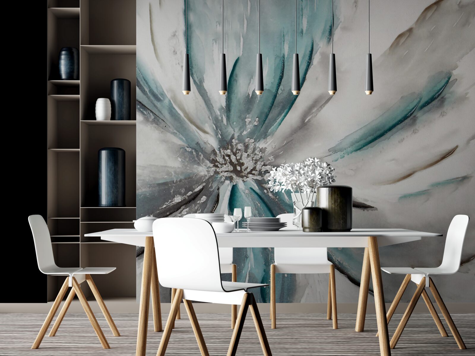 Фотошпалери незвичайна абстрактна квітка