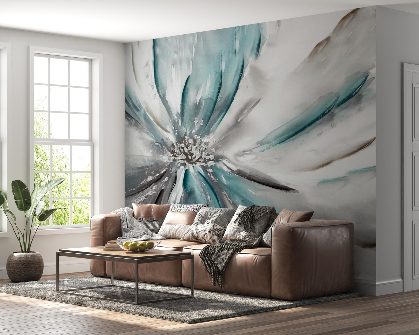 Фотошпалери незвичайна абстрактна квітка