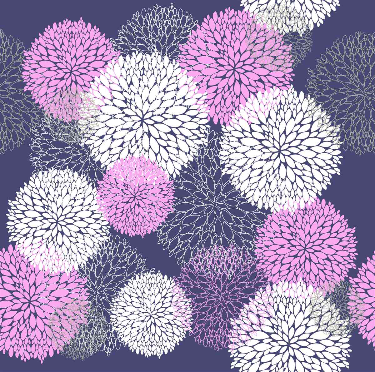 Фотошпалери рожеві та білі анемони