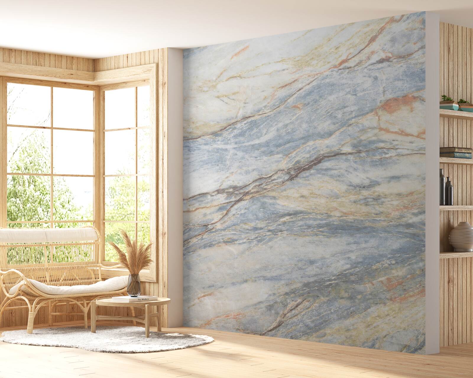 Фотошпалери сіруватий мармур