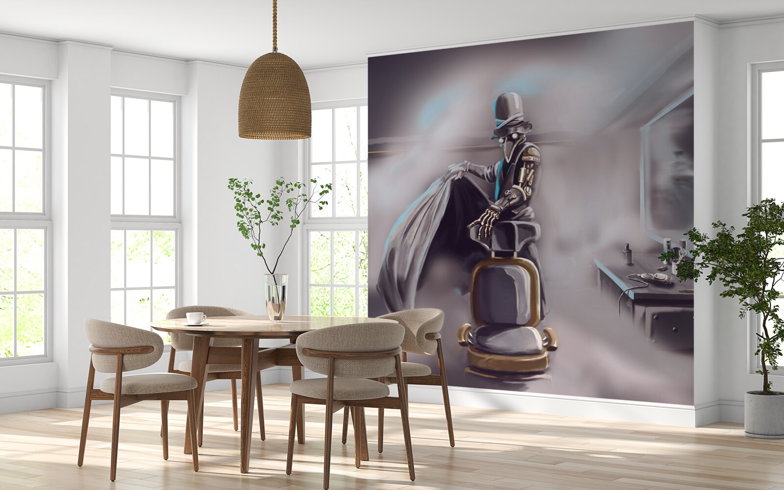 Фотошпалери стиліст в епоху занепаду