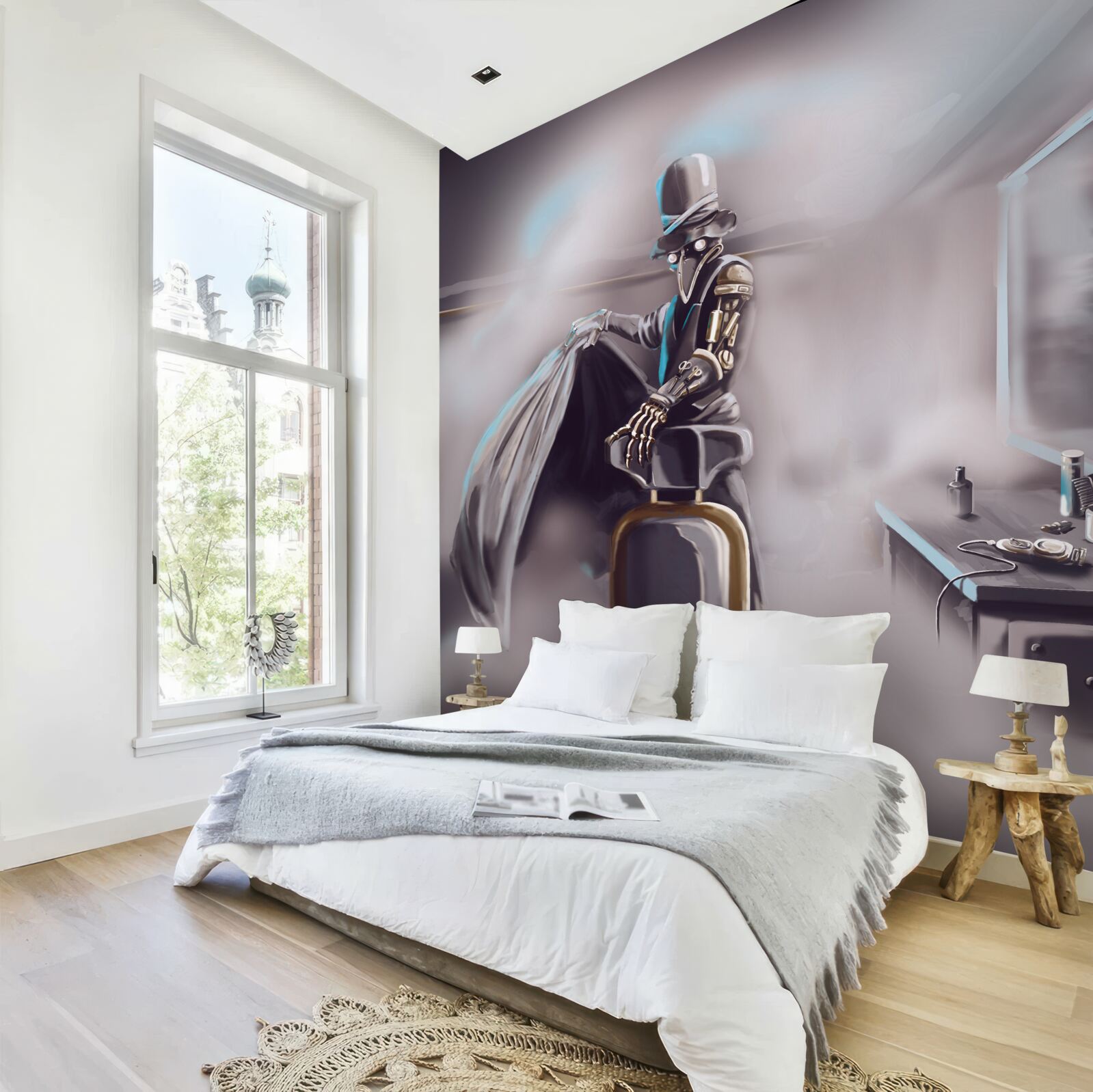 Фотошпалери стиліст в епоху занепаду