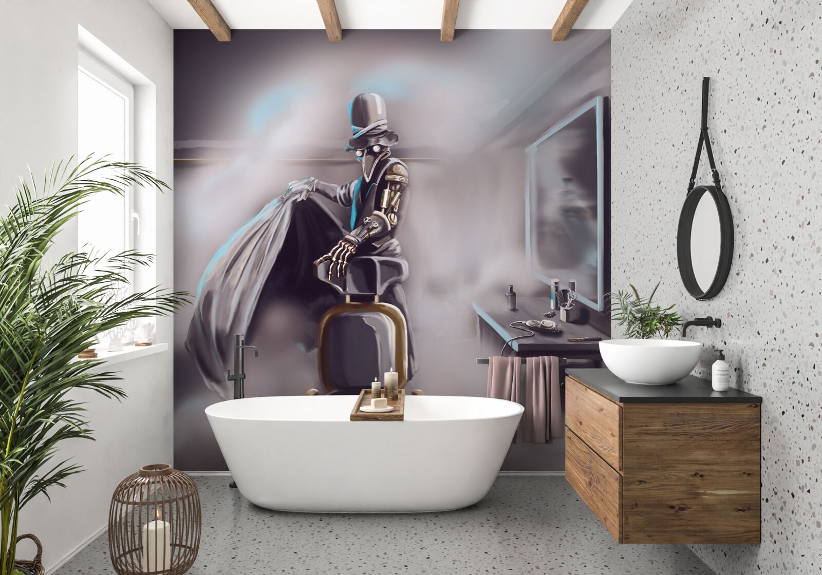 Фотошпалери стиліст в епоху занепаду