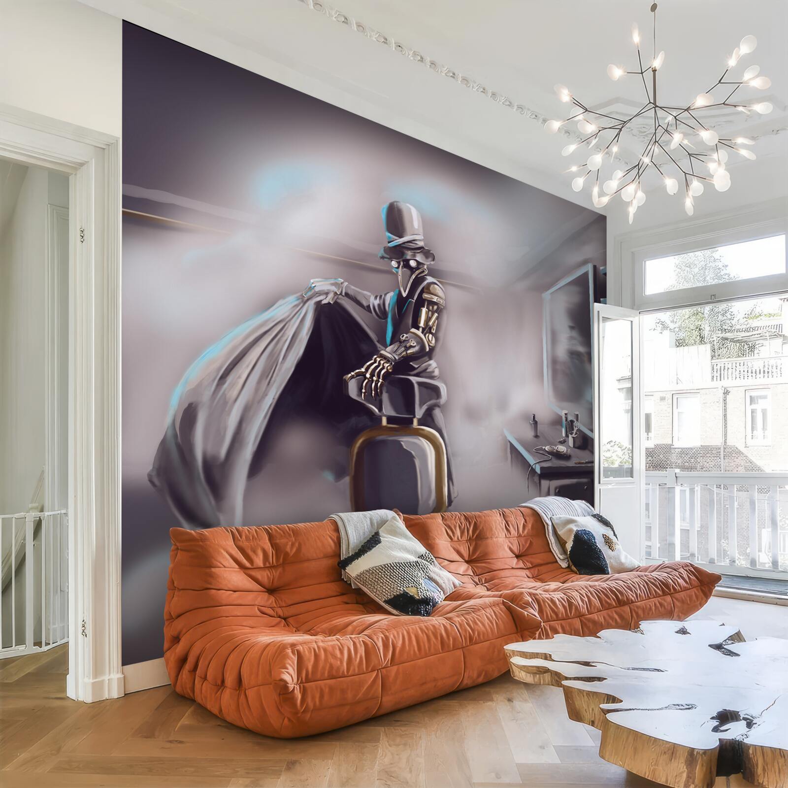 Фотошпалери стиліст в епоху занепаду