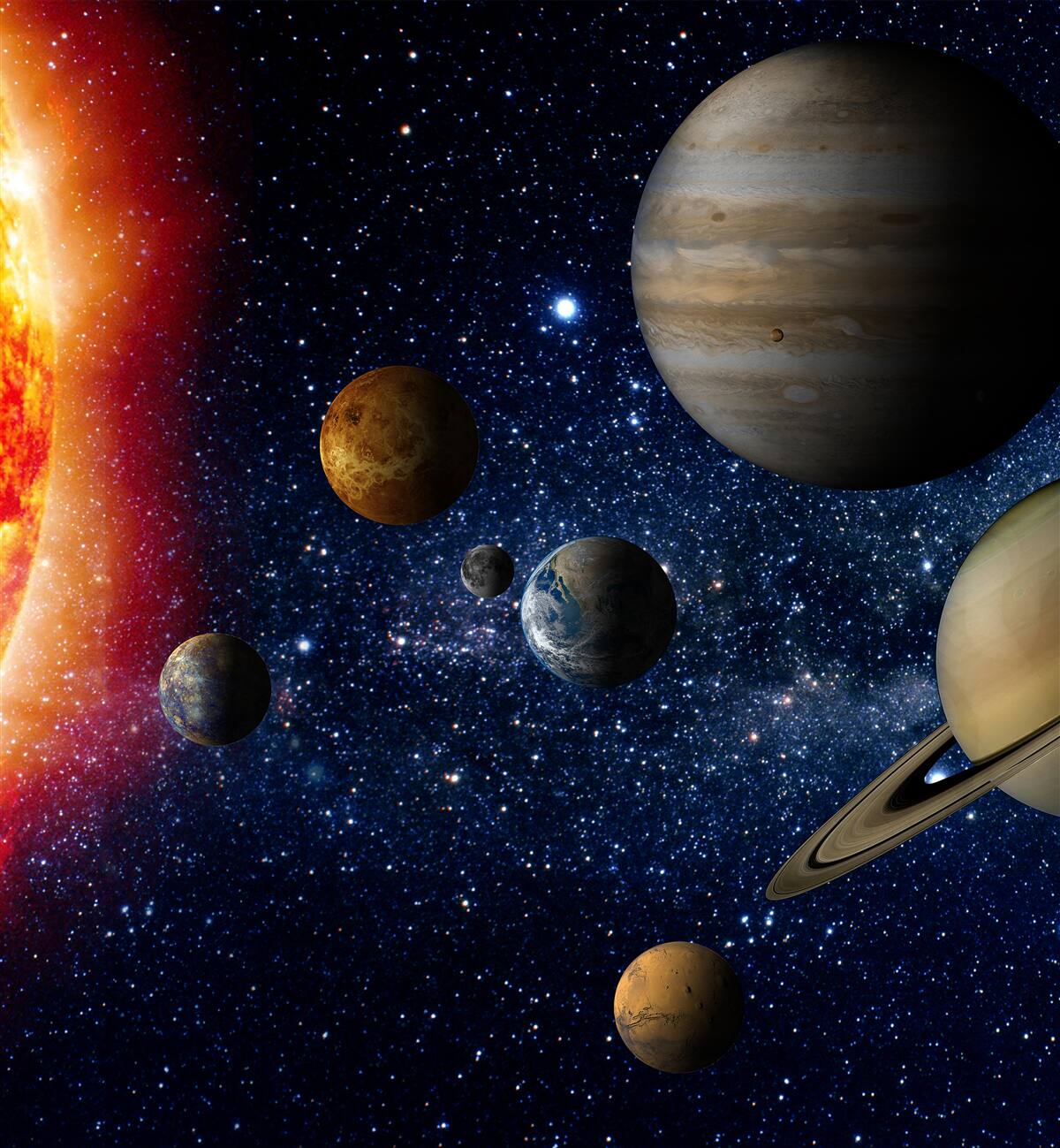 Фотошпалери процесійний рух планет навколо Сонця