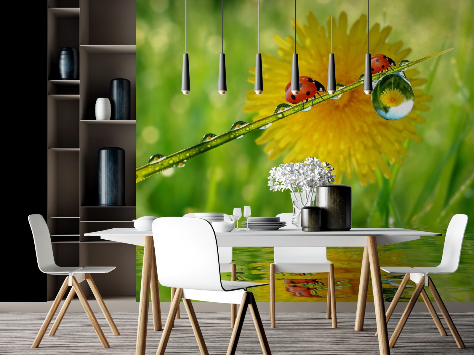 Фотошпалери сонечка після зливи