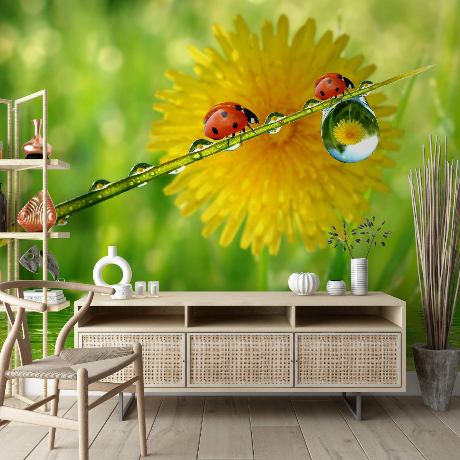 Фотошпалери сонечка після зливи