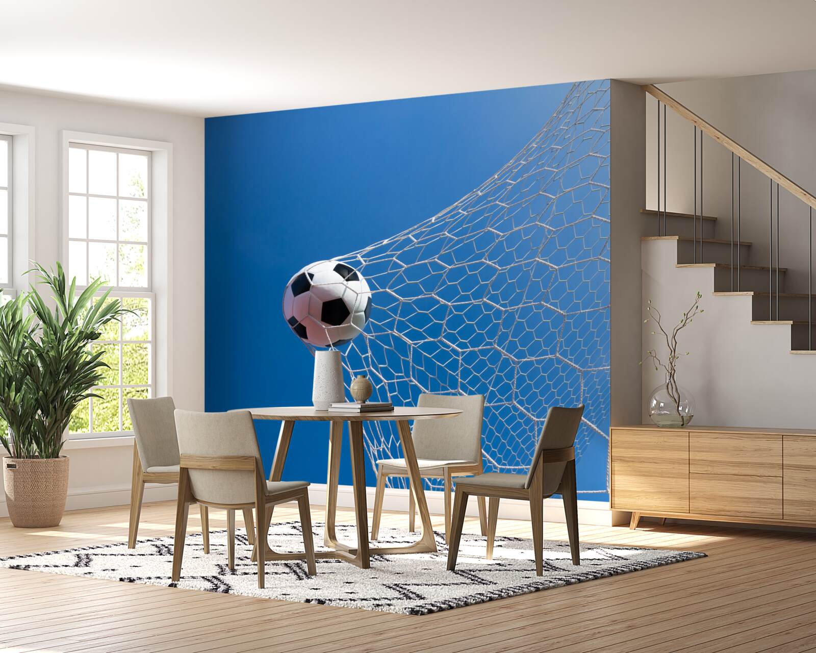 Фотошпалери м'яч опинився у воротах