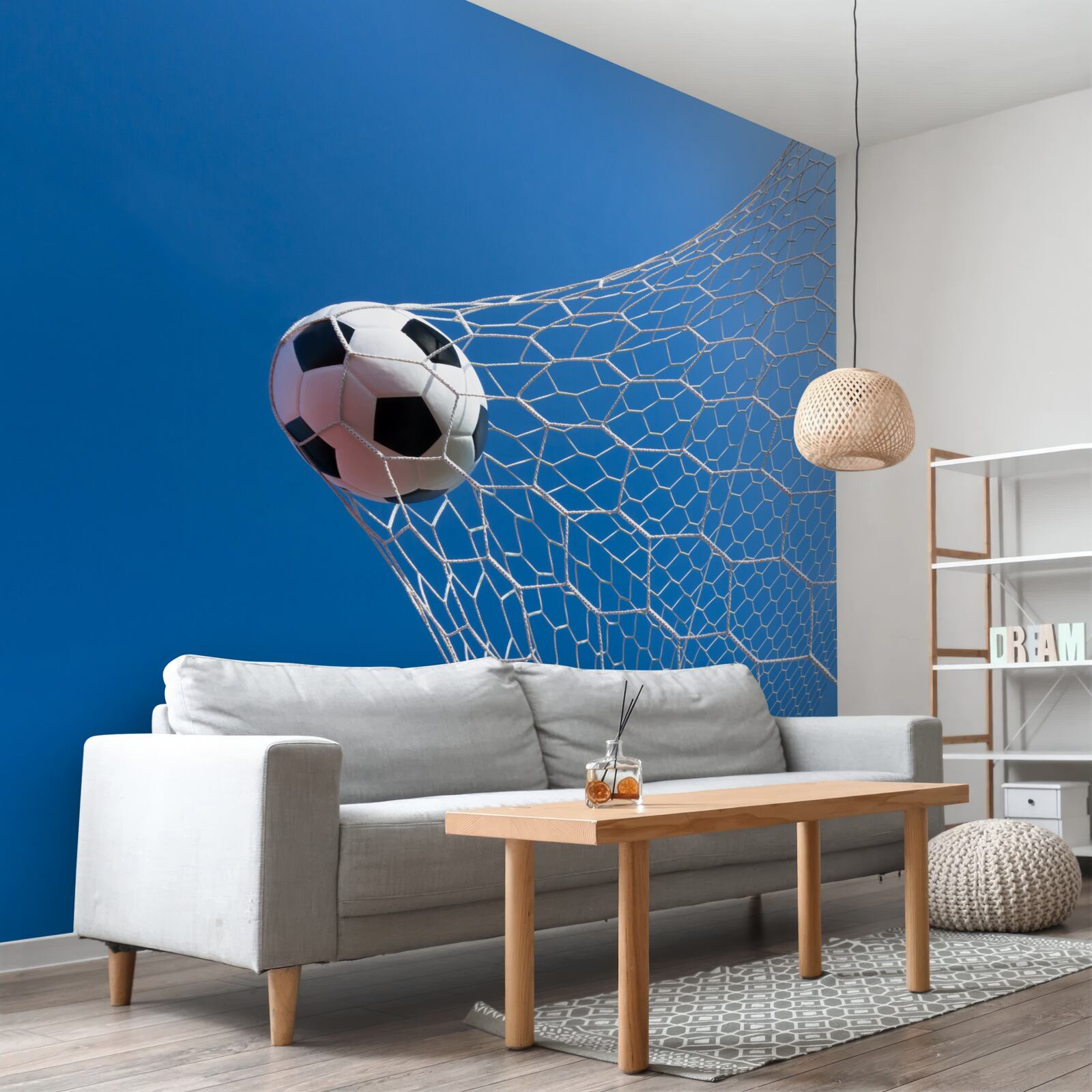 Фотошпалери м'яч опинився у воротах