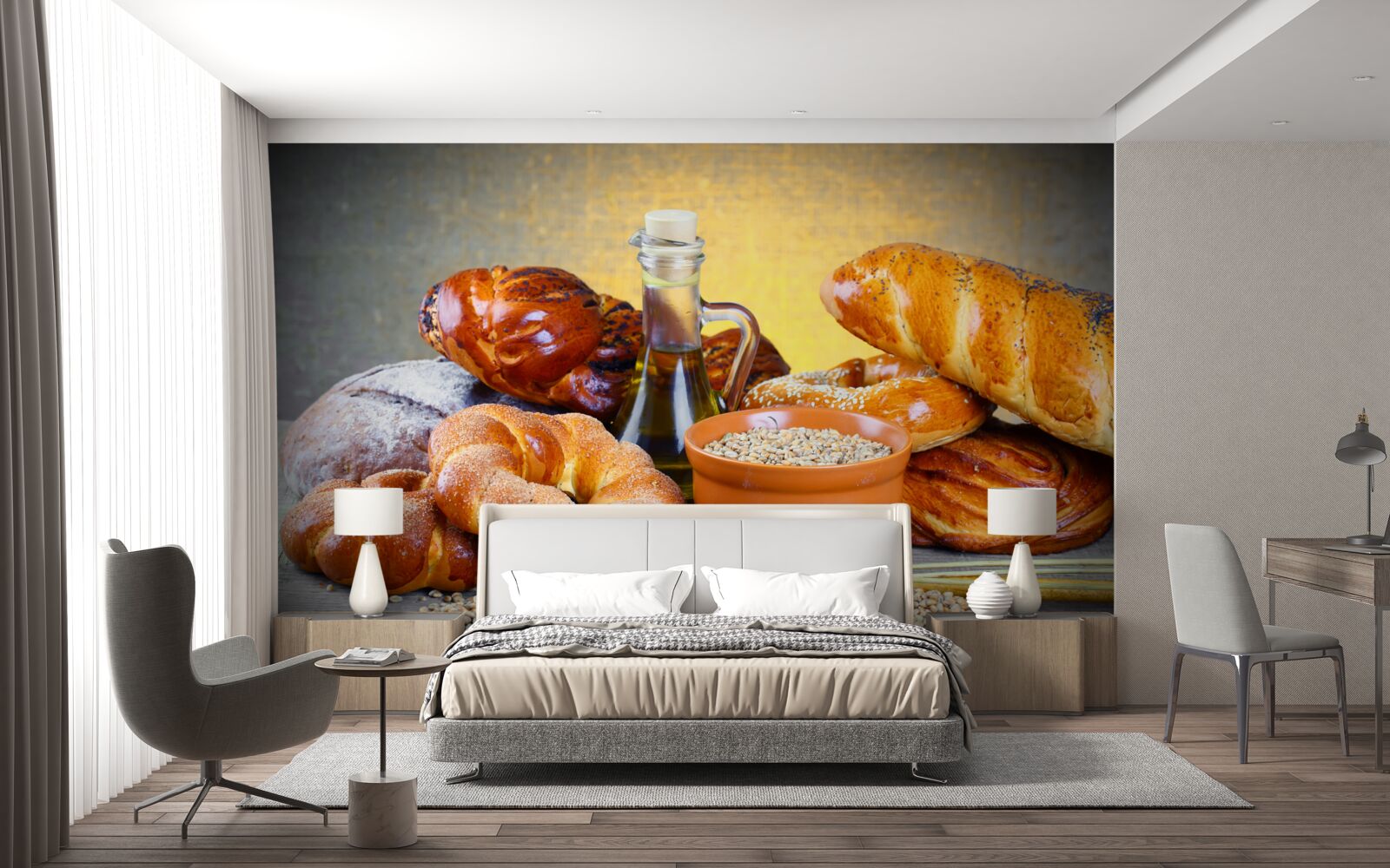 Фотошпалери випічка, що спокушає приємним ароматом