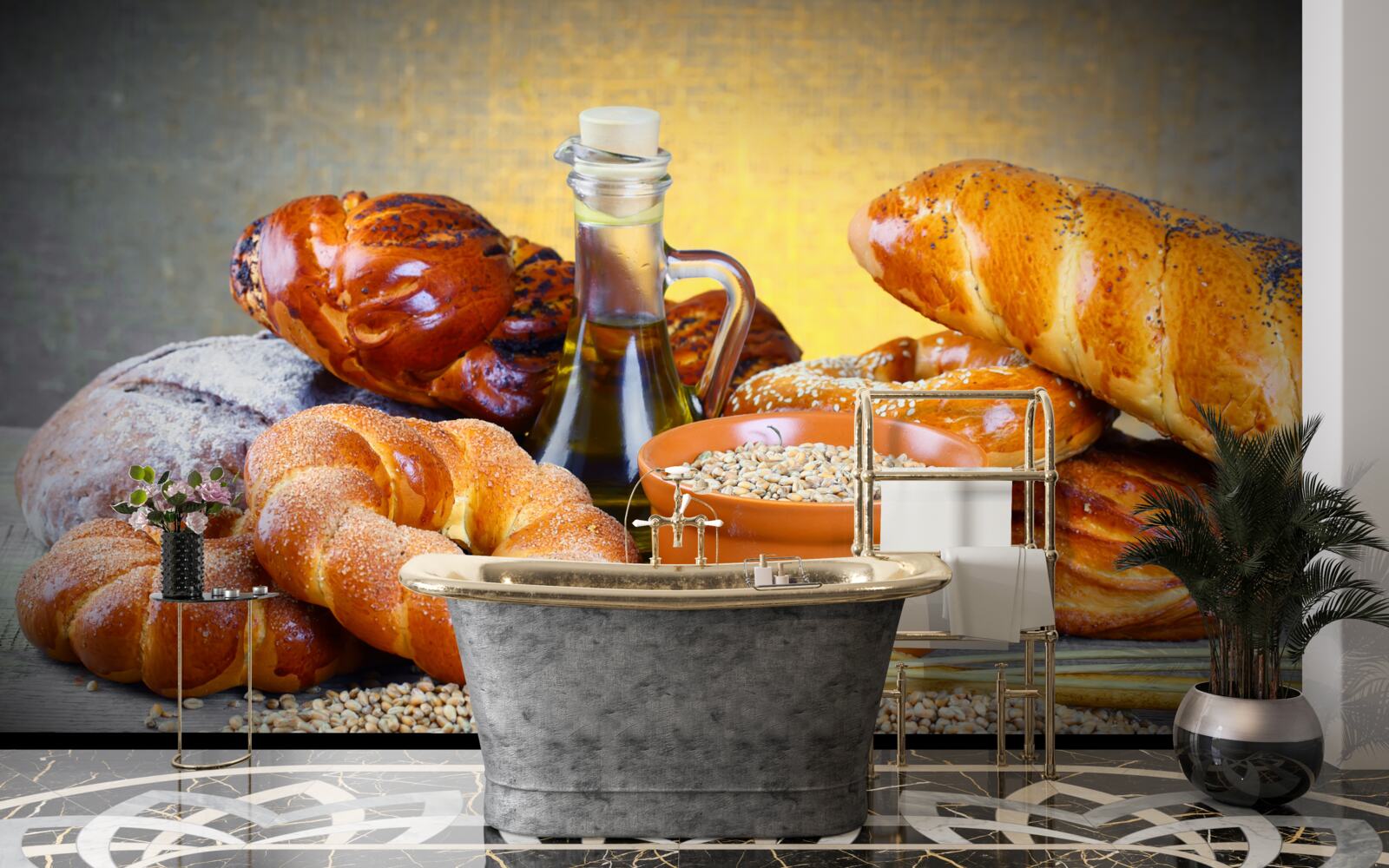 Фотошпалери випічка, що спокушає приємним ароматом