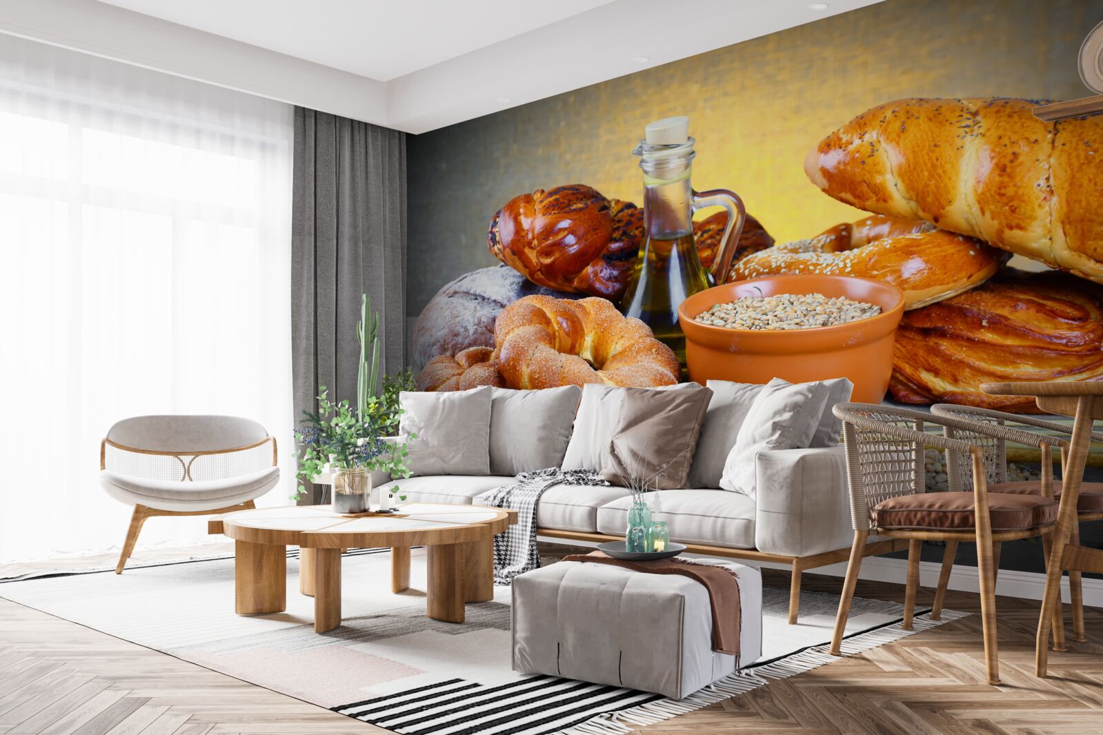 Фотошпалери випічка, що спокушає приємним ароматом