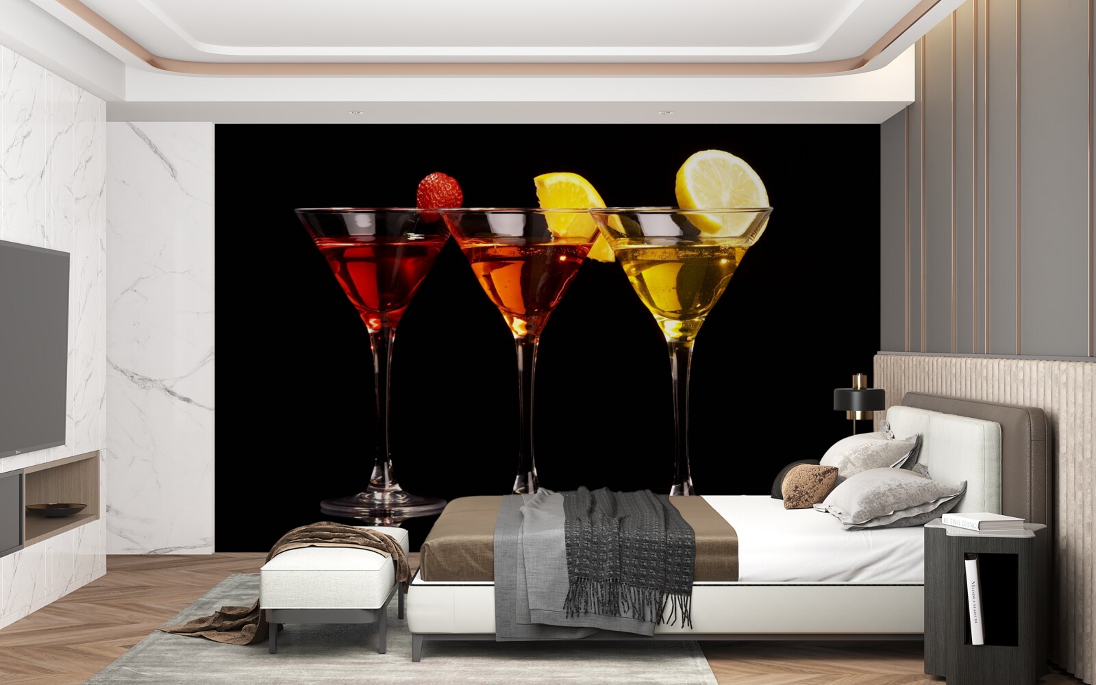 Фотошпалери естетика коктейлю