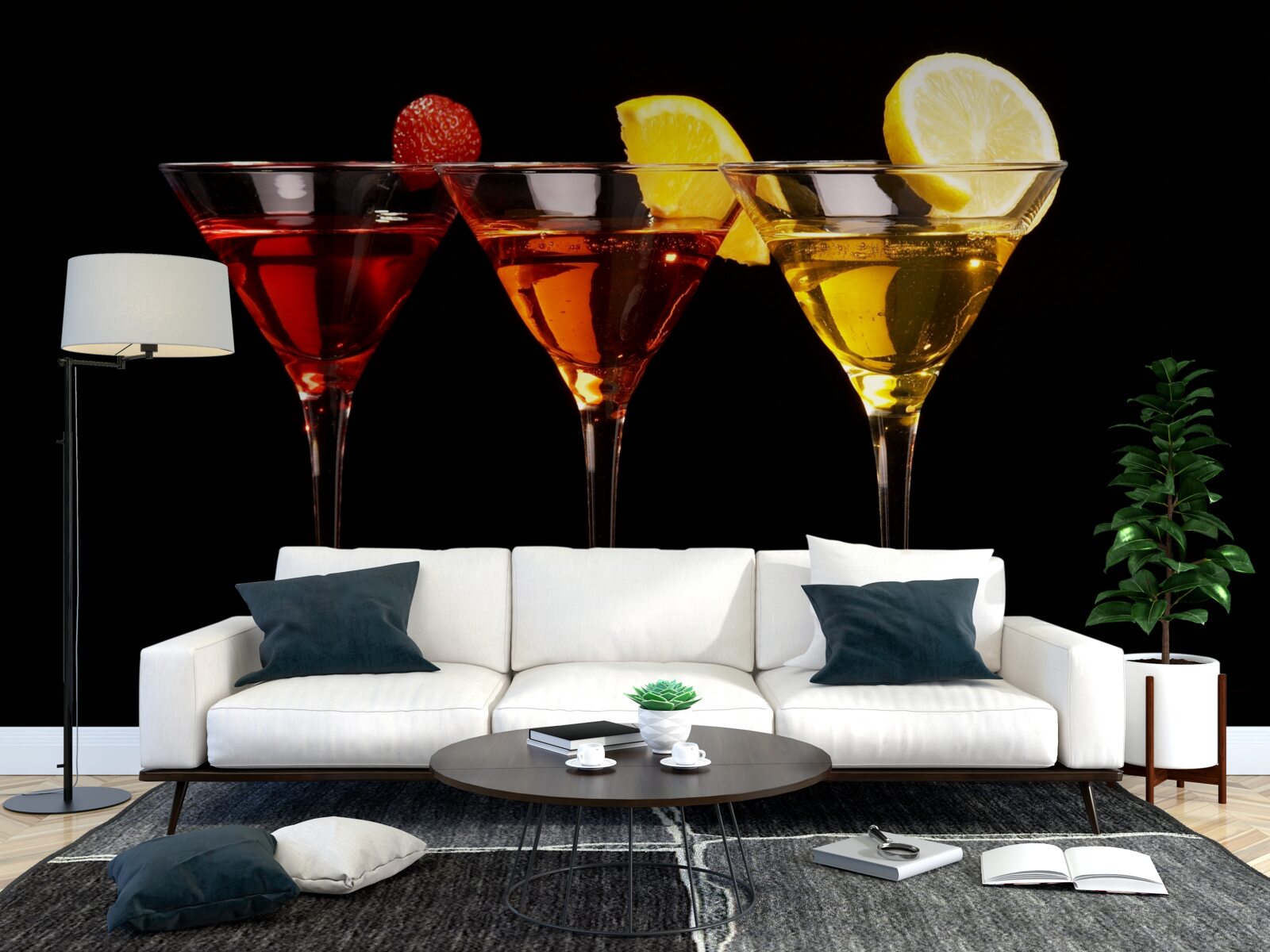 Фотошпалери естетика коктейлю