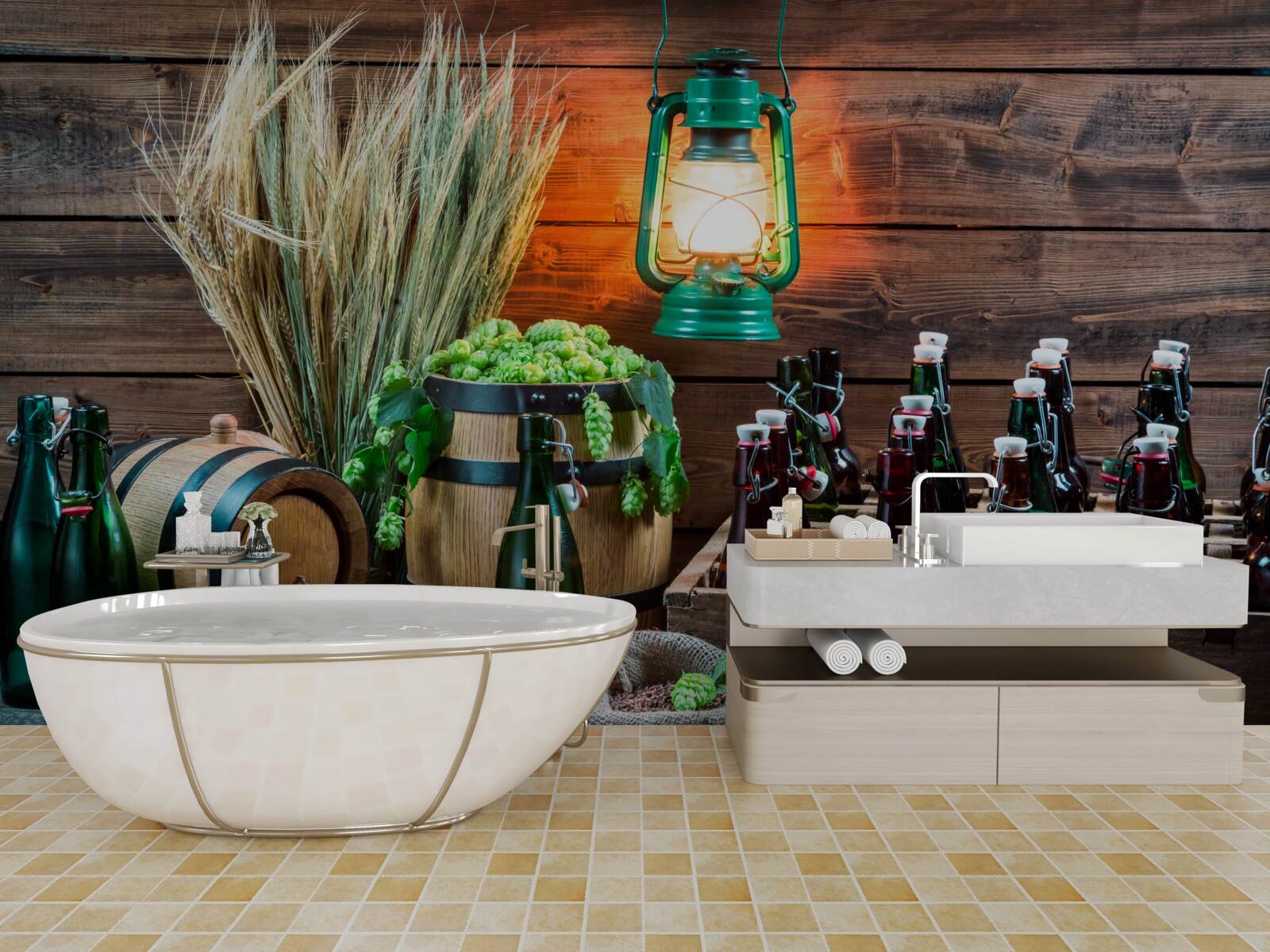 Фотошпалери сировина для виробництва пива