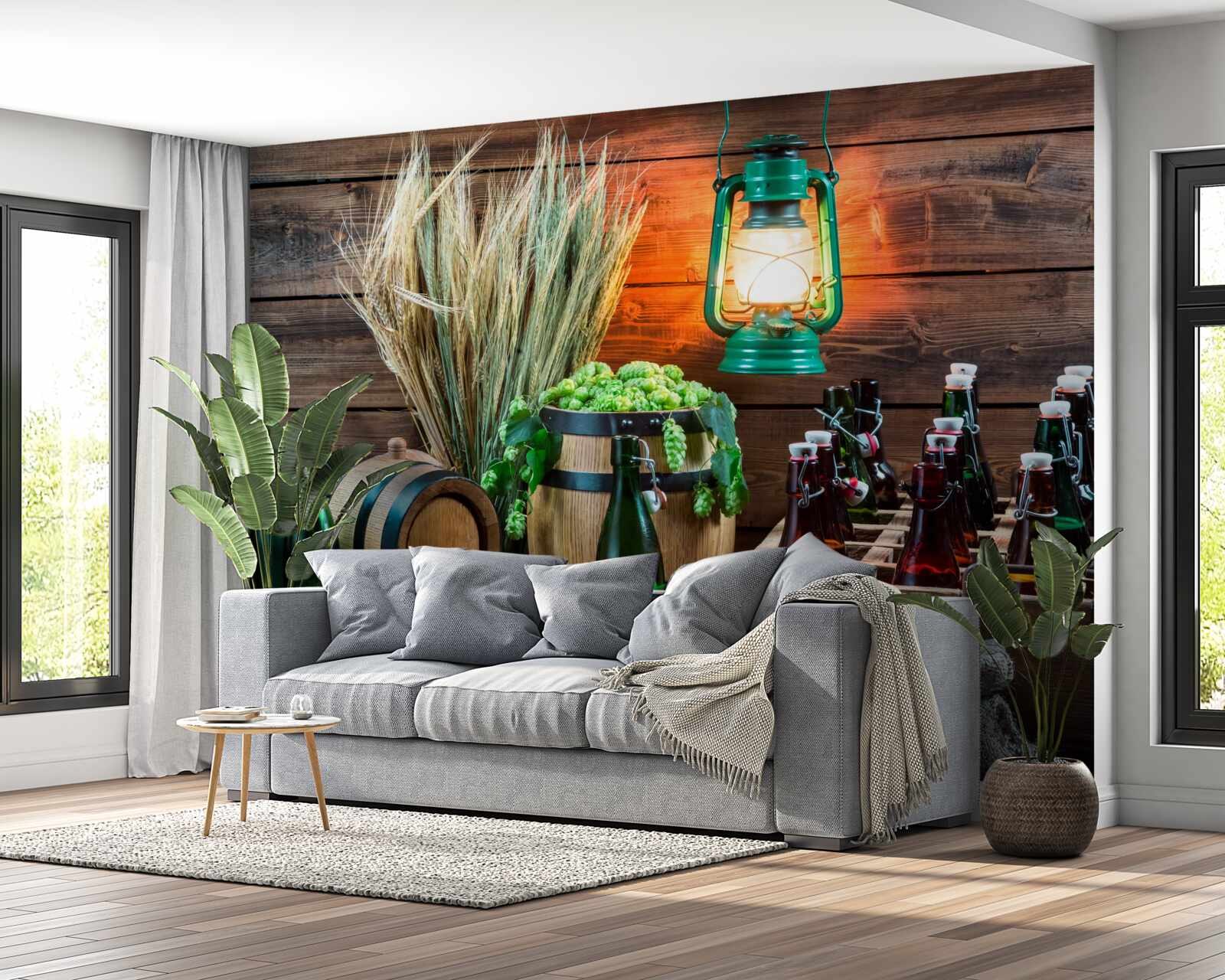 Фотошпалери сировина для виробництва пива