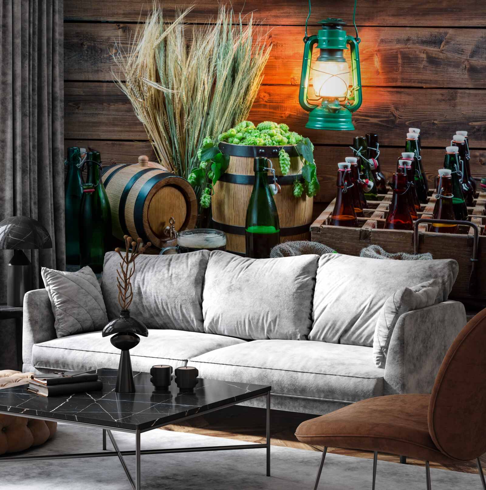 Фотошпалери сировина для виробництва пива