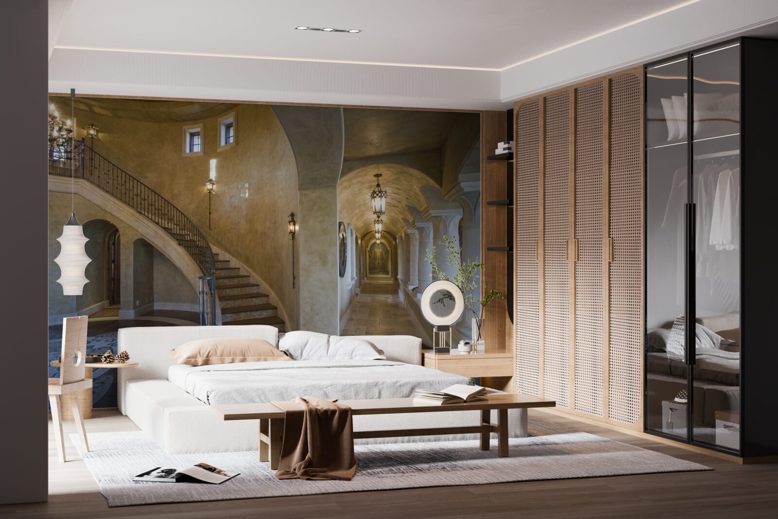 Фотошпалери використання мармуру в дизайні житлової архітектури