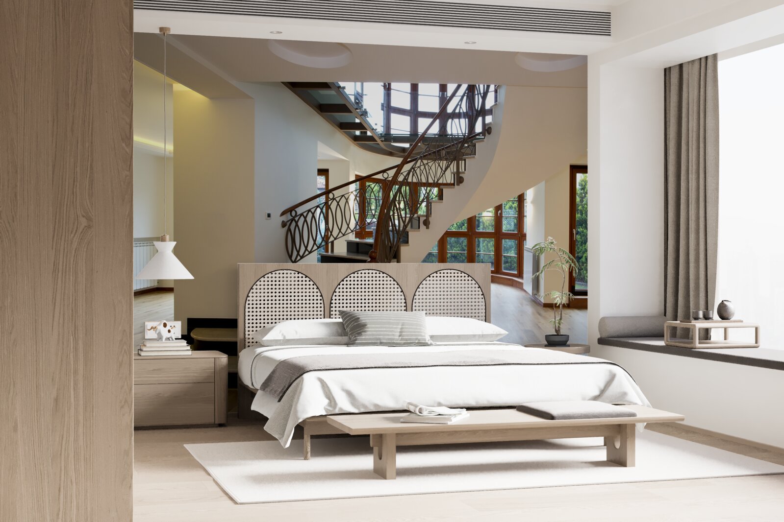 Фотошпалери вестибюль з парадними сходами