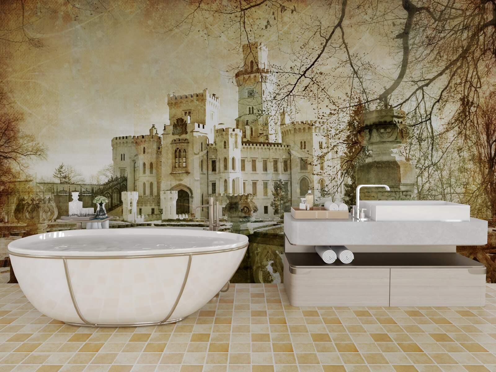 Фотошпалери згадуючи замок