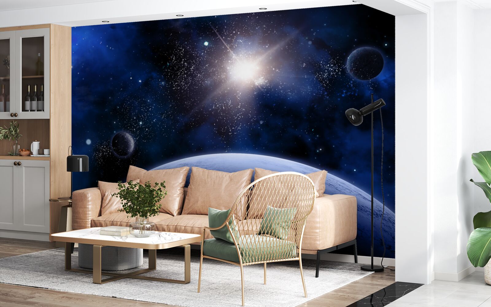 Фотошпалери Сяюча космічна зірка