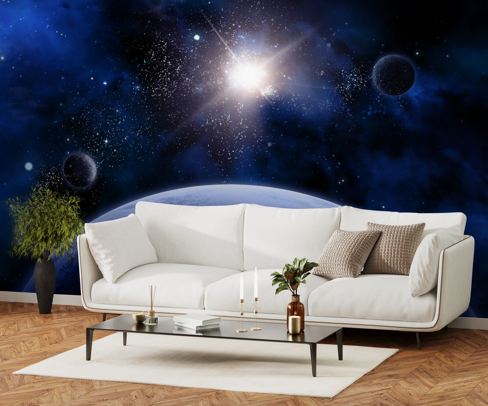 Фотошпалери Сяюча космічна зірка