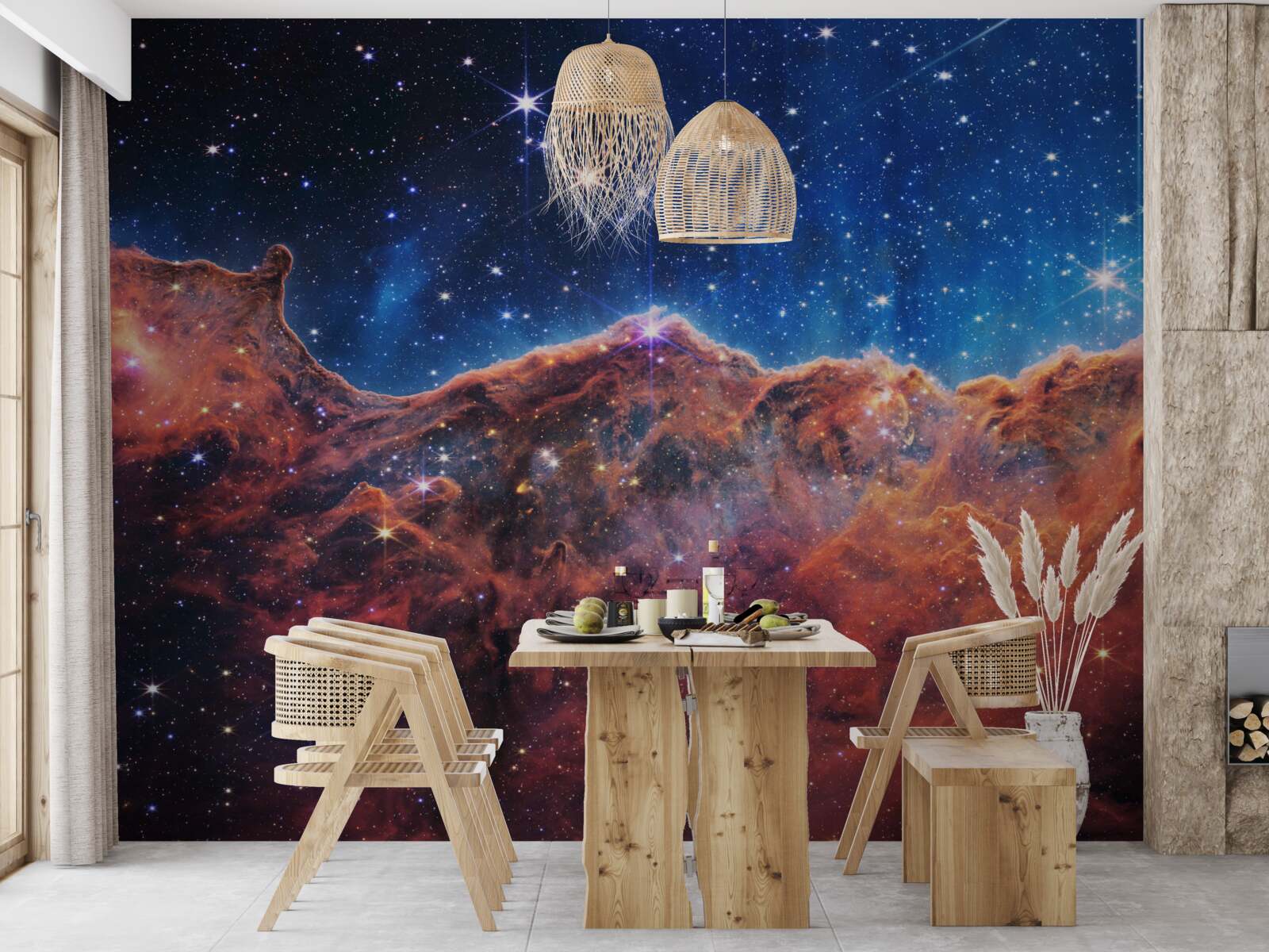 Фотошпалери зоряні космічні хмари