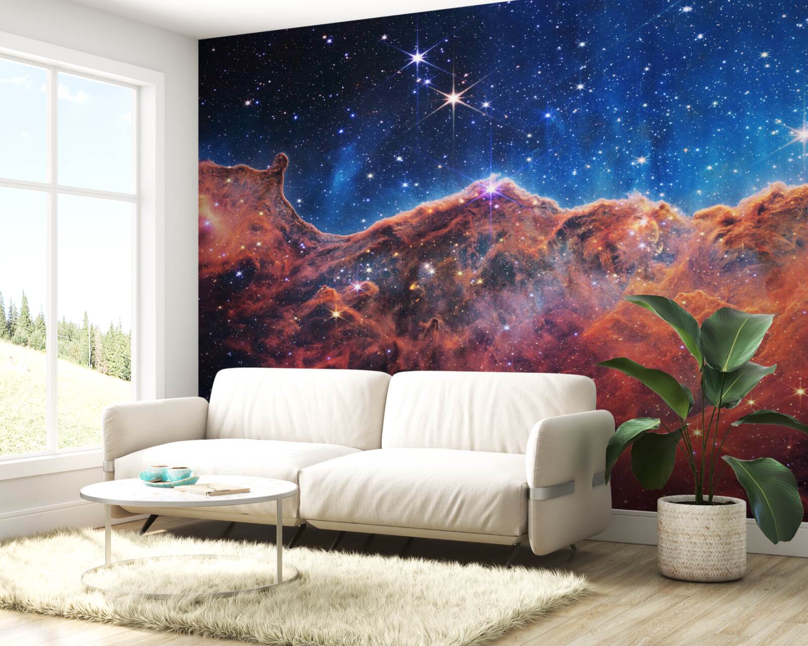 Фотошпалери зоряні космічні хмари