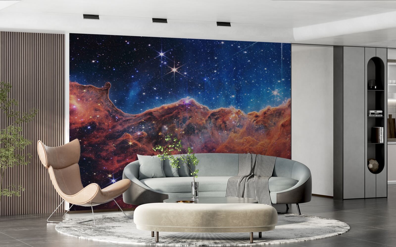 Фотошпалери зоряні космічні хмари