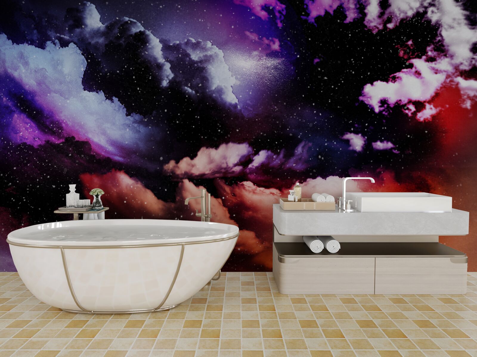 Фотошпалери небо зачаровує своєю красою