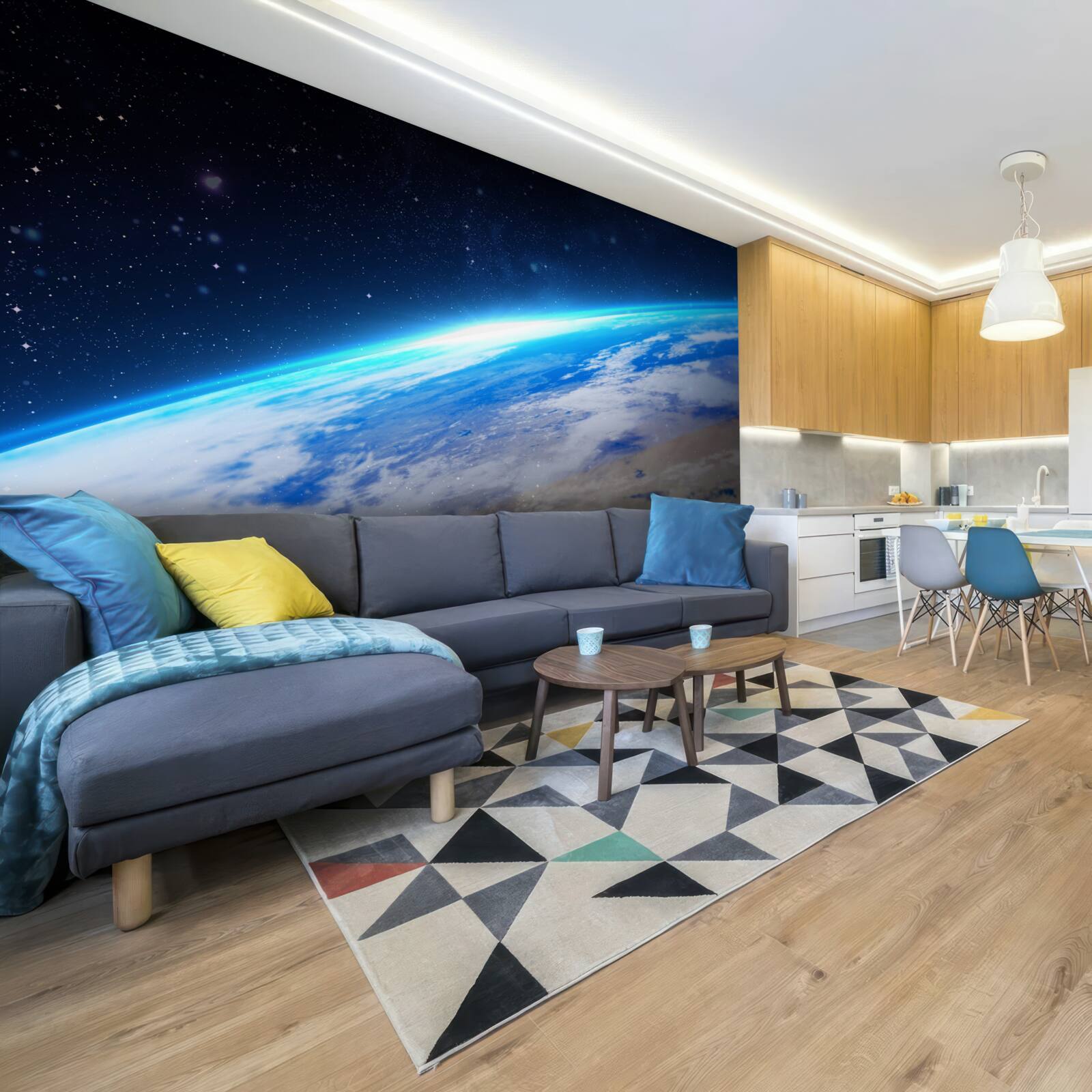 Фотошпалери земну поверхню з космосу