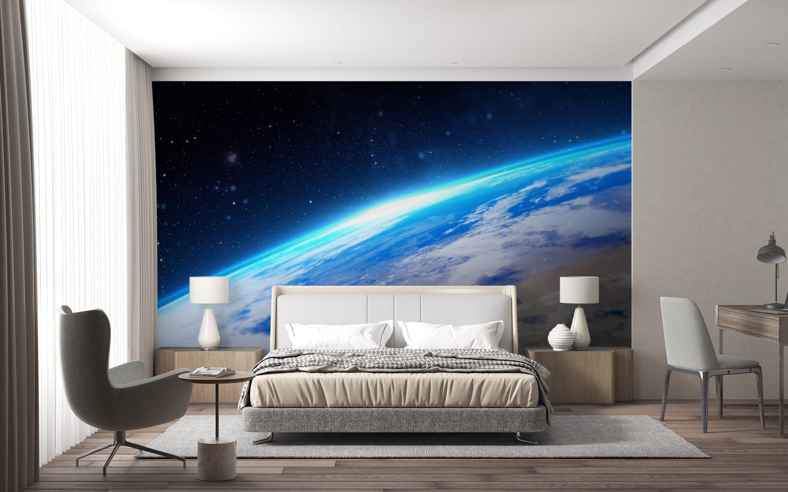 Фотошпалери земну поверхню з космосу