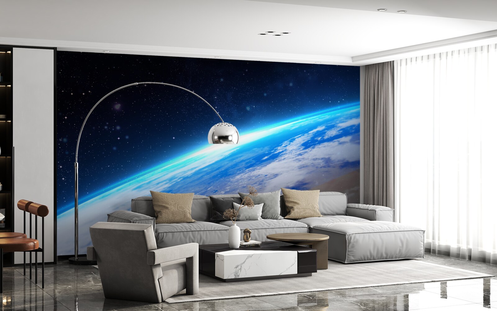 Фотошпалери земну поверхню з космосу