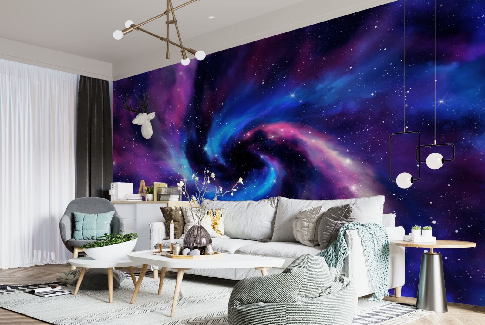 Фотошпалери захоплюючі відтінки всесвітів