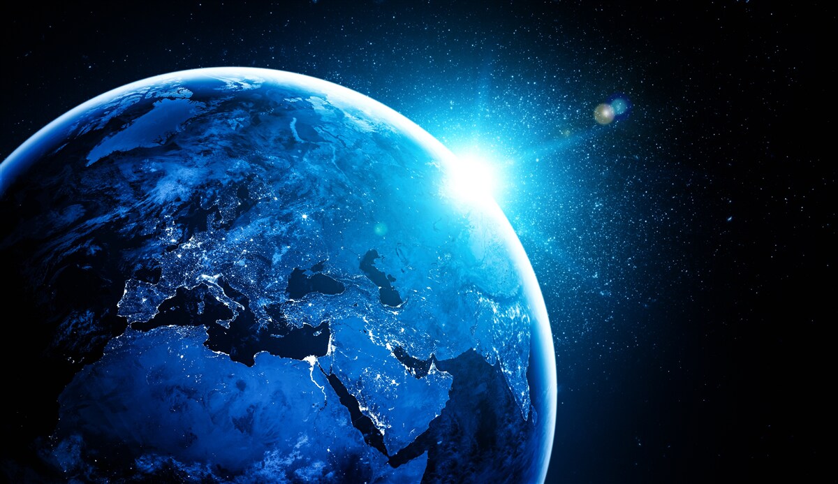 Фотошпалери холодний світанок огорнув землю