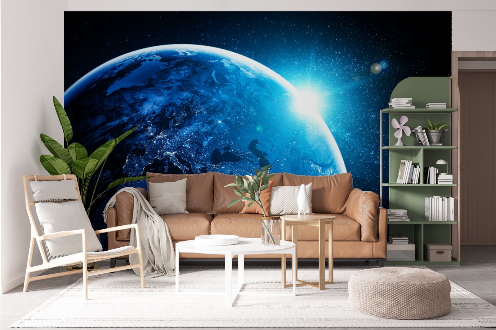 Фотошпалери холодний світанок огорнув землю