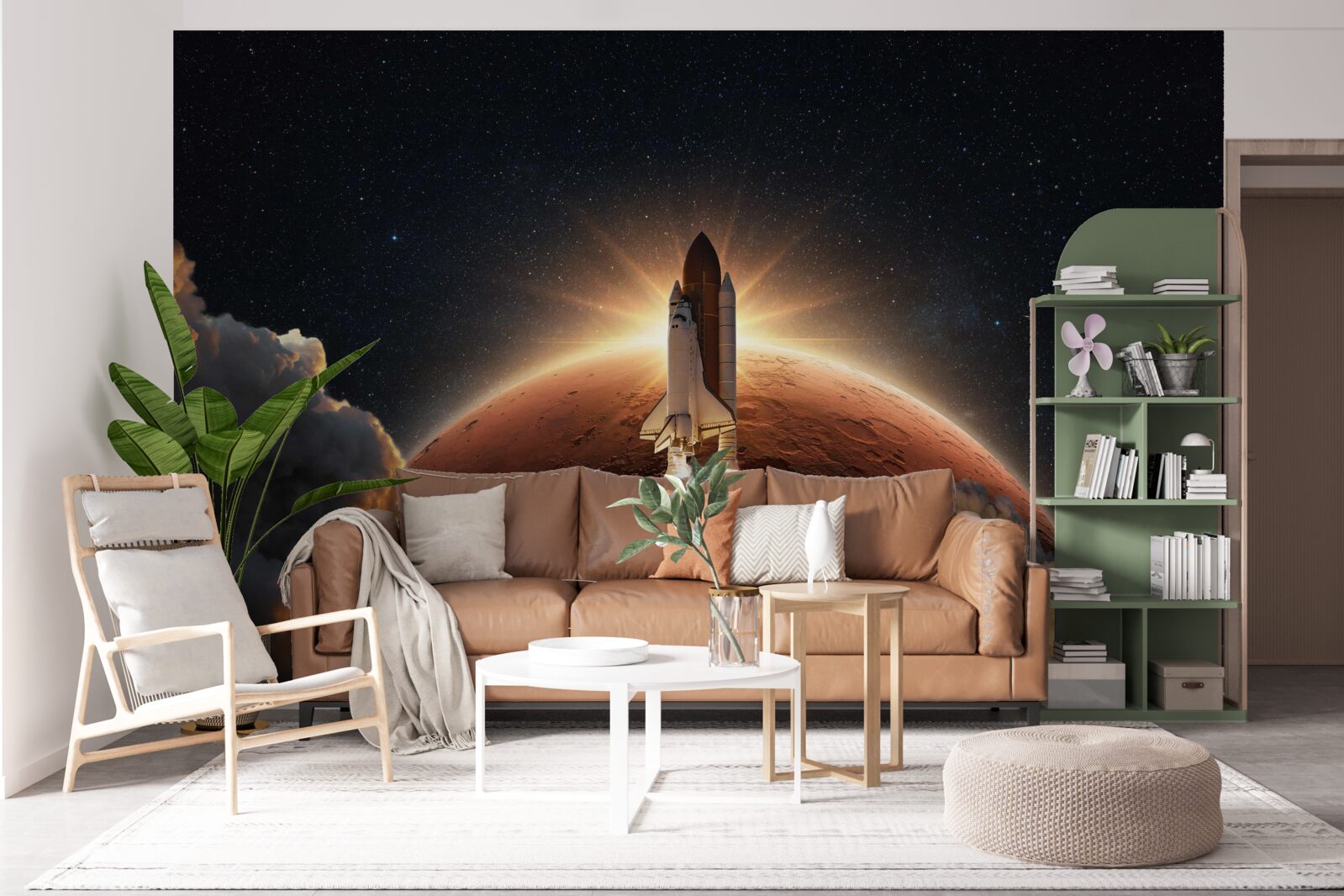 Фотошпалери космічна подорож корабля