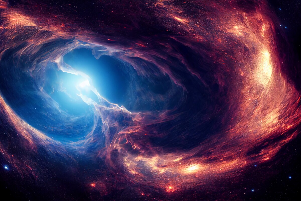 Фотошпалери туманності та космічна система